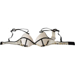 Just Cavalli White Polyester Spandex Push Up Bra Underwear BIK733-IT2