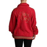 John Galliano Red Full Zip Jacket Sweatshirt Hooded Sweater TSH6264 -40