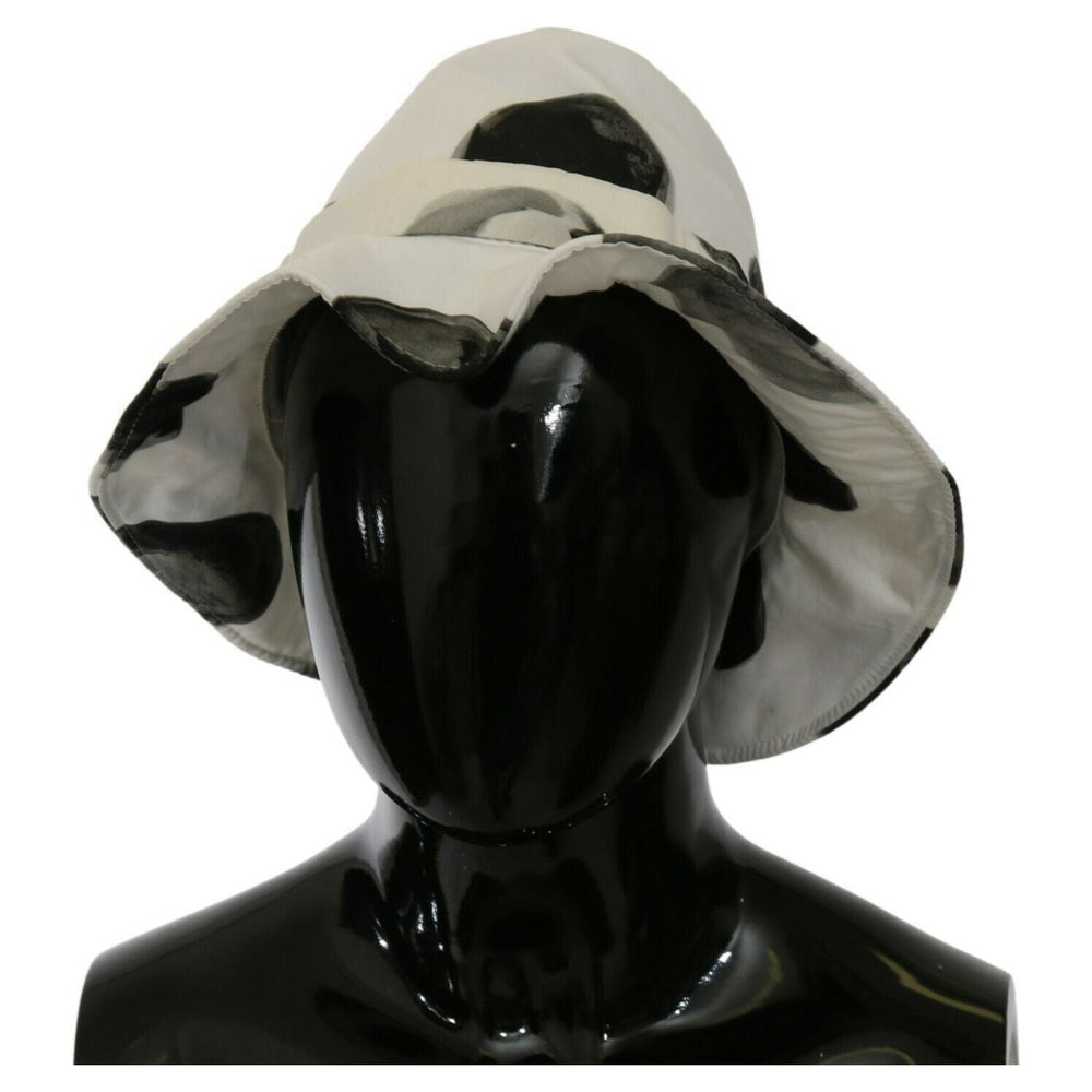 Dolce & Gabbana White Cotton Big Polka Dot Pattern Bucket Hat HAT20070- 58