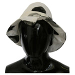 Dolce & Gabbana White Cotton Big Polka Dot Pattern Bucket Hat HAT20070- 58
