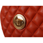 Versace Elegant Round Nappa Leather Crossbody Bag 8054712727726