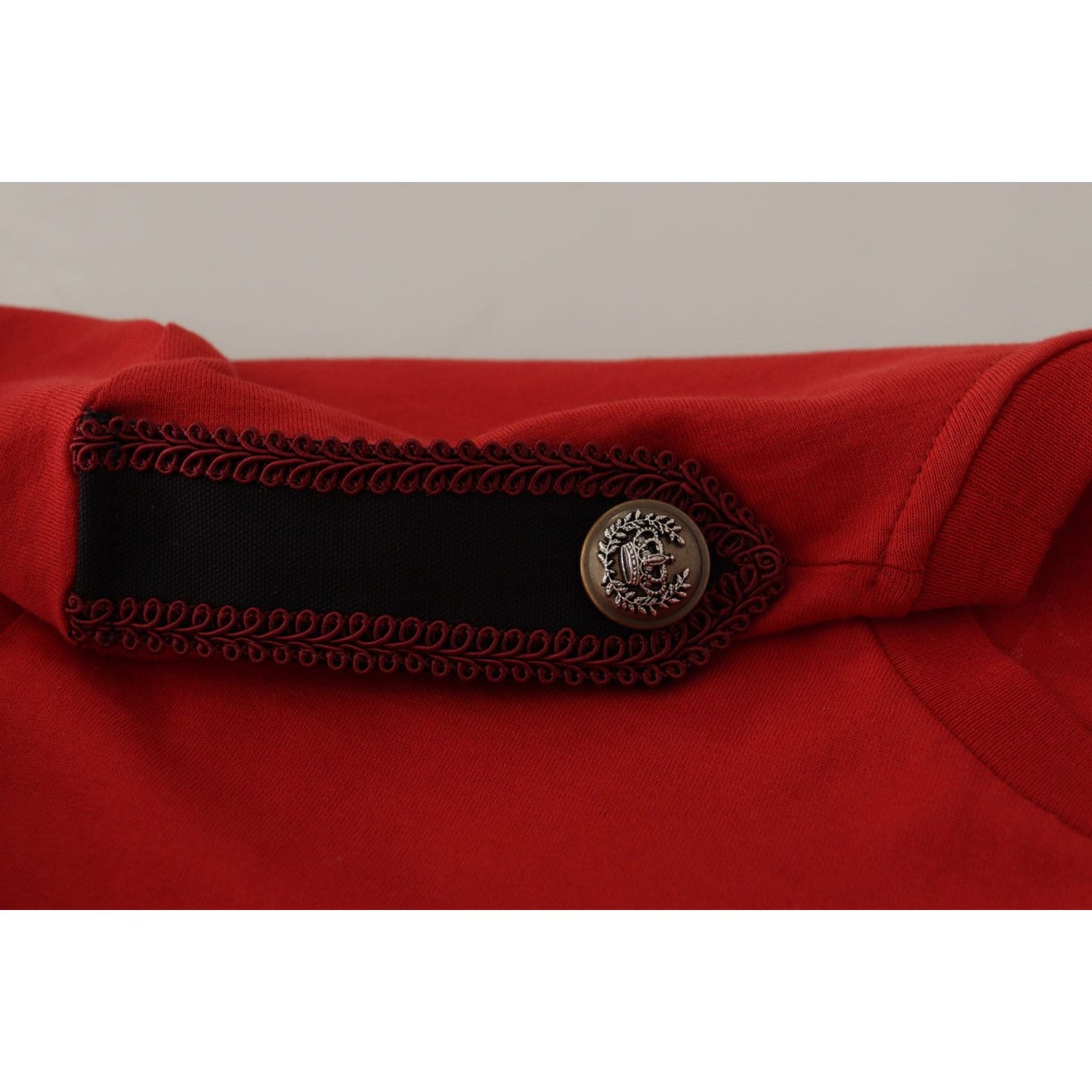 Dolce & Gabbana Red Amor Vincit Omnia Crewneck T-shirt TSH7845- 36