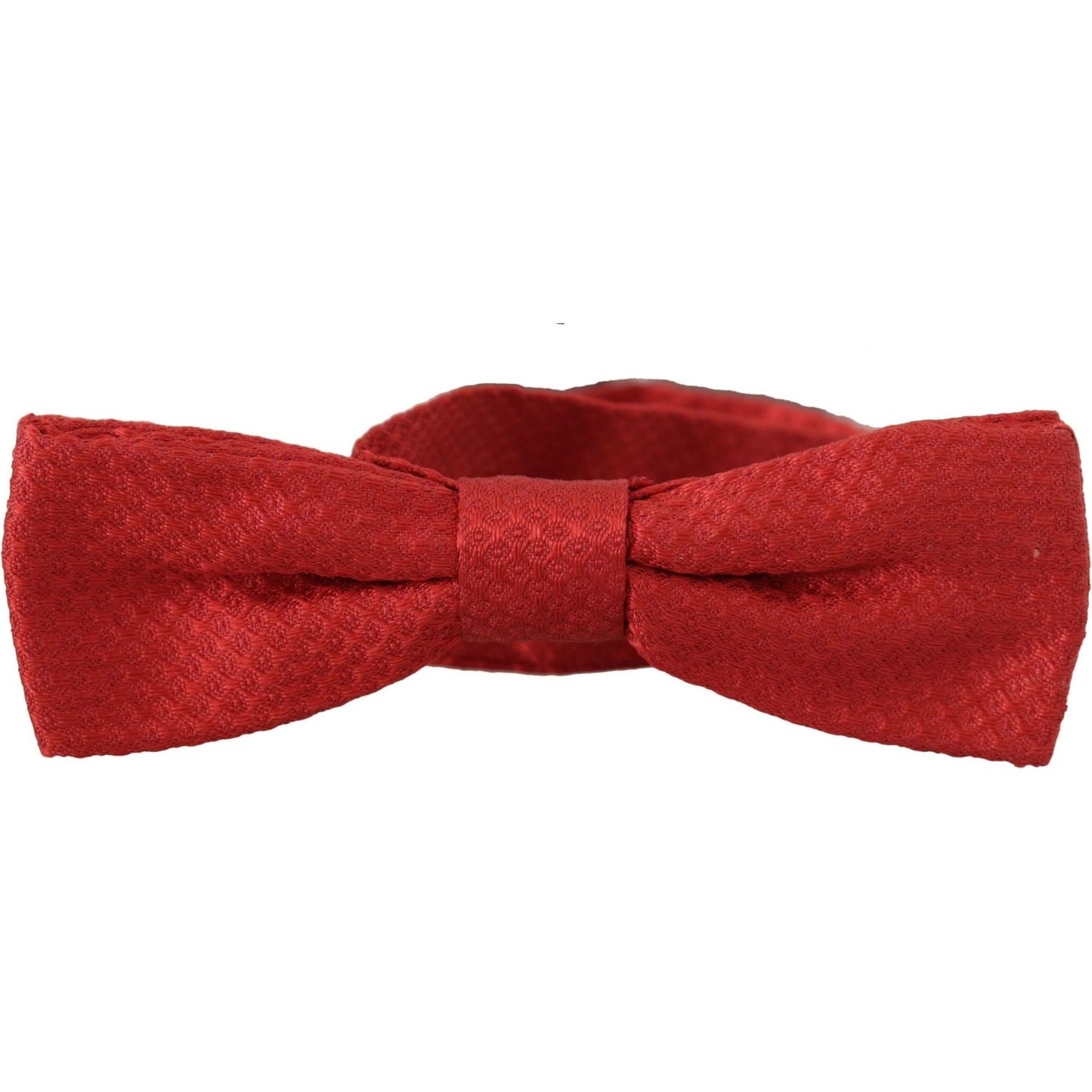 Dolce & Gabbana Red 100% Silk Adjustable Neck Papillon Tie FT3660