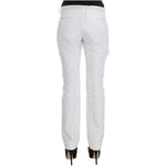 Ermanno Scervino White Nylon Padded Slim Fit Cargo Pants SIG30406-1
