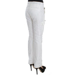 Ermanno Scervino White Nylon Padded Slim Fit Cargo Pants SIG30406-1