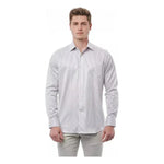 Bagutta White Cotton Men Shirt BA-21396-S