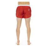 Bikkembergs Red Polyester Men Swim Short BI-22663-S