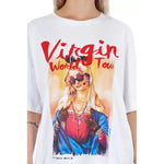 Frankie Morello White Cotton Women T-Shirt FR-21733-S