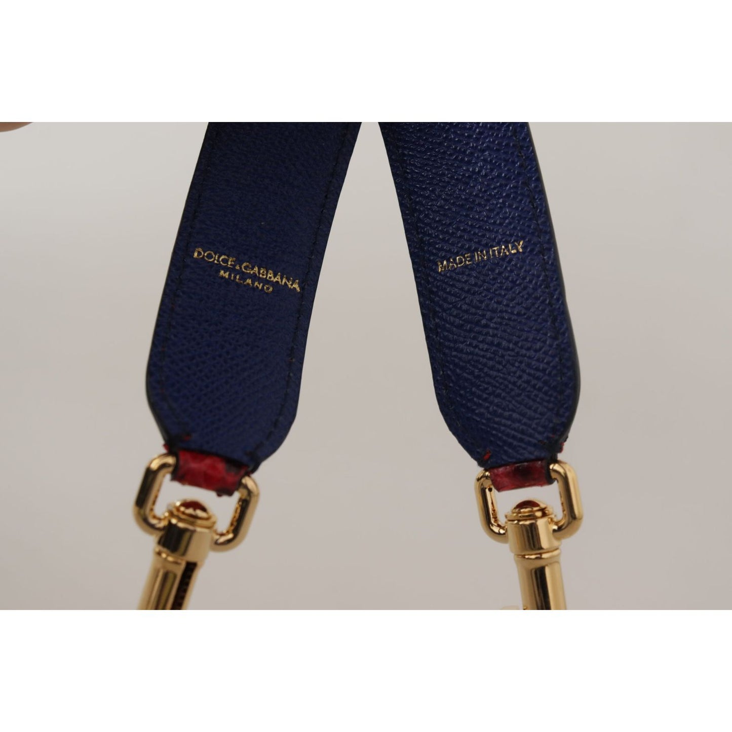 Dolce & Gabbana Red Exotic Leather Crystals Shoulder Strap BEL8733
