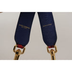 Dolce & Gabbana Red Exotic Leather Crystals Shoulder Strap BEL8733
