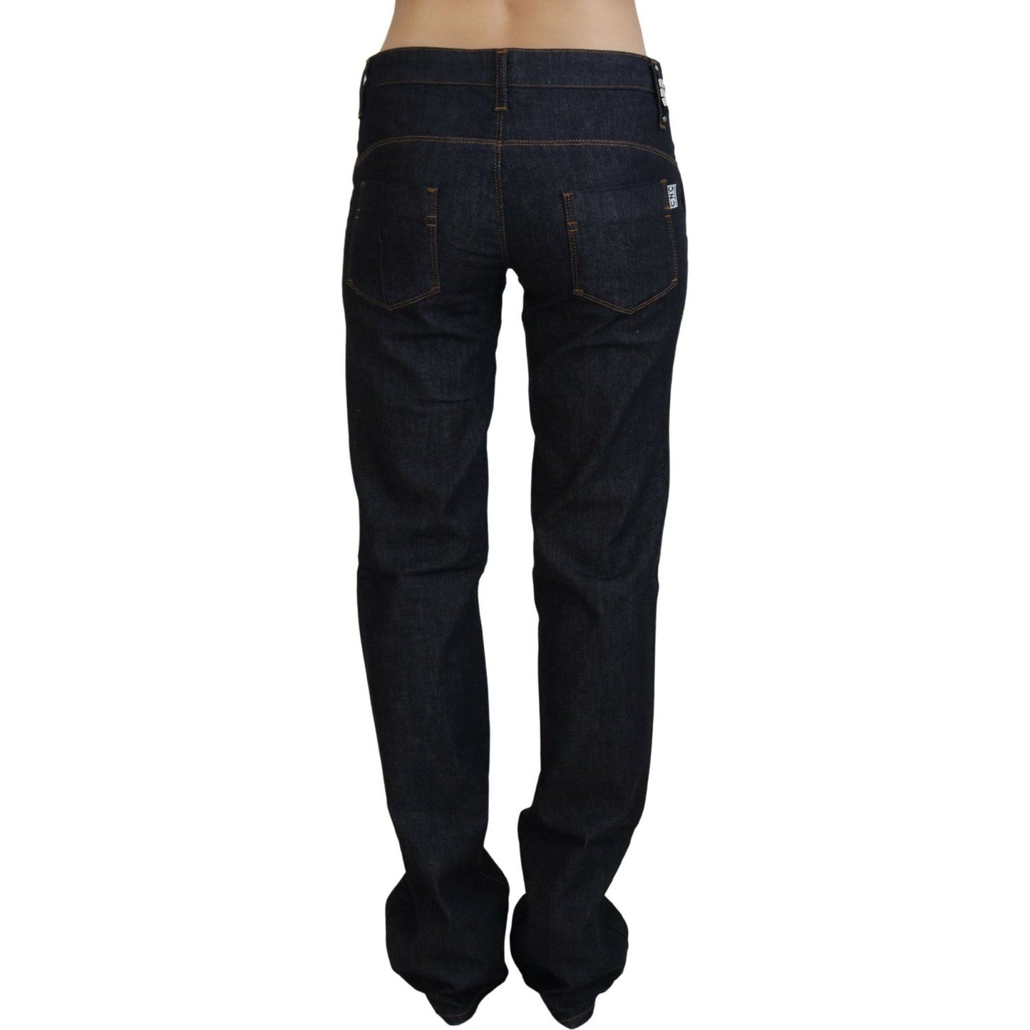 Costume National Blue Low Waist Straight Denim Pants Jeans PAN70730-26