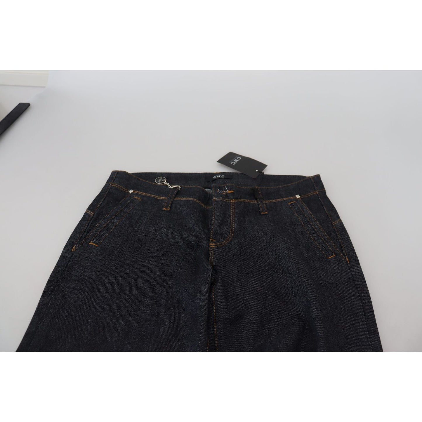 Costume National Blue Low Waist Straight Denim Pants Jeans PAN70730-26