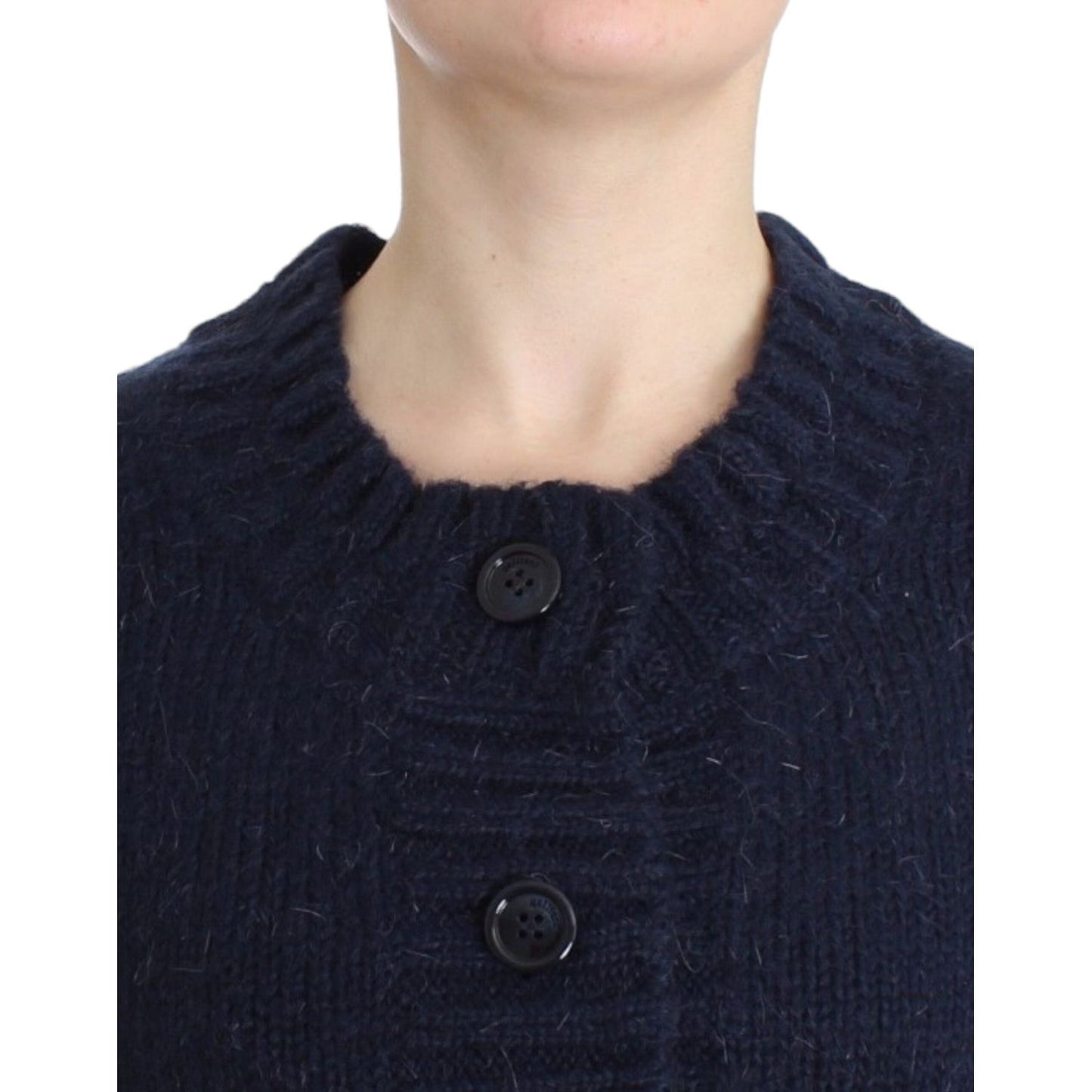 John Galliano Blue cropped cardigan SIG12103-2