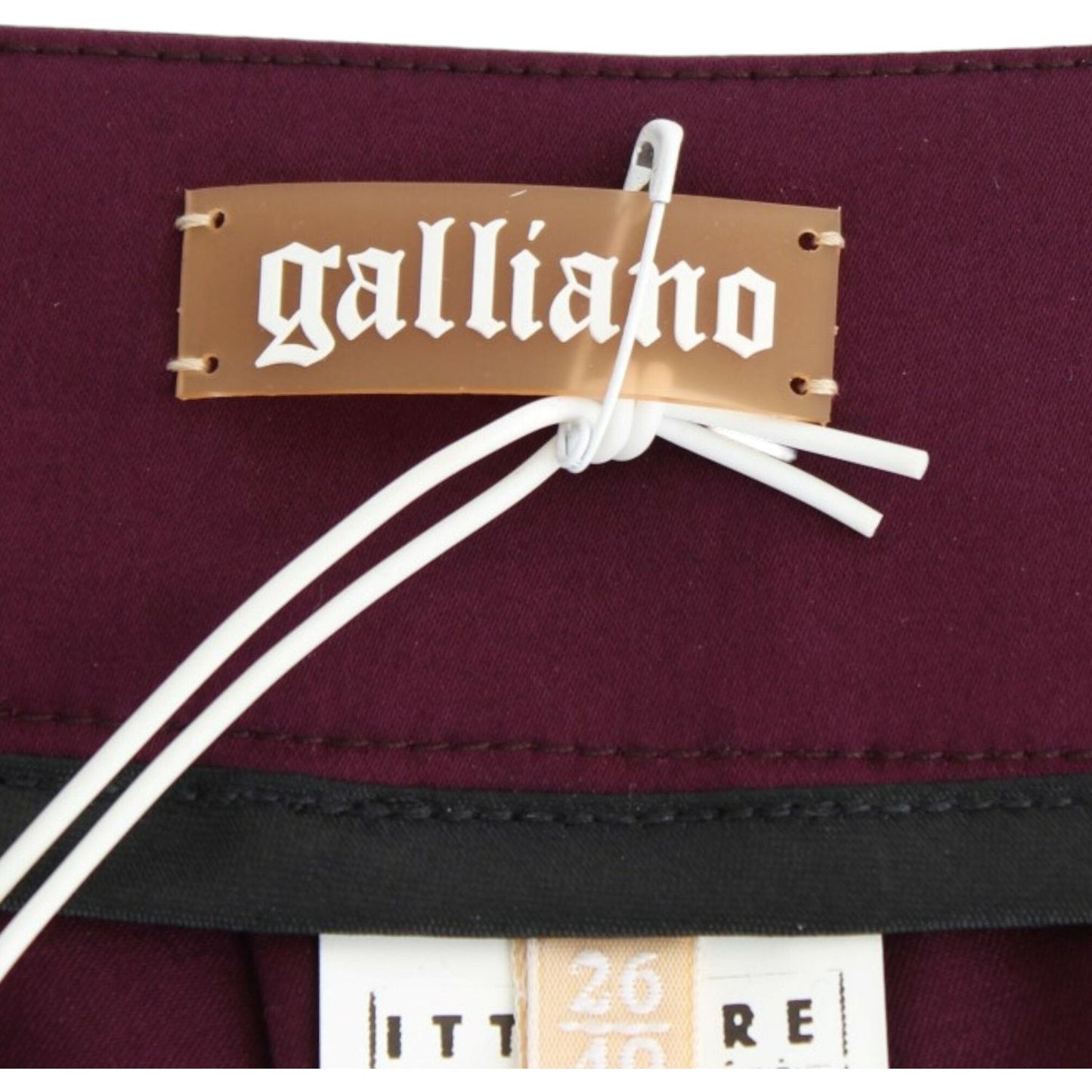 John Galliano Purple slim fit pants John Galliano