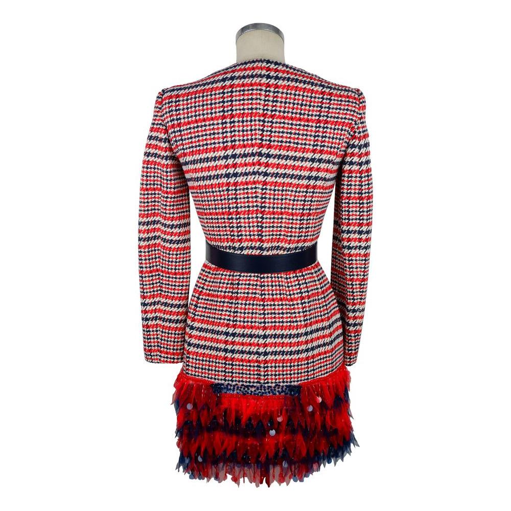 Elisabetta Franchi Red Cotton Women Dress EL-8348-IT38|XS