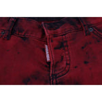 Dsquared² Red Low Waist Cotton Stretch Skinny Pants PAN74494-38