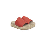 Cerruti 1881 Red Calfskin Women Sandal CE-24528-EU38/US8