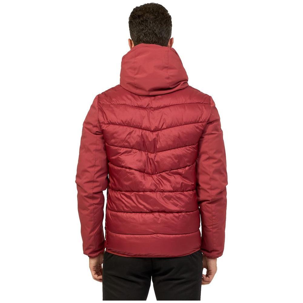 Yes Zee Red Nylon Jacket YE-13677-M