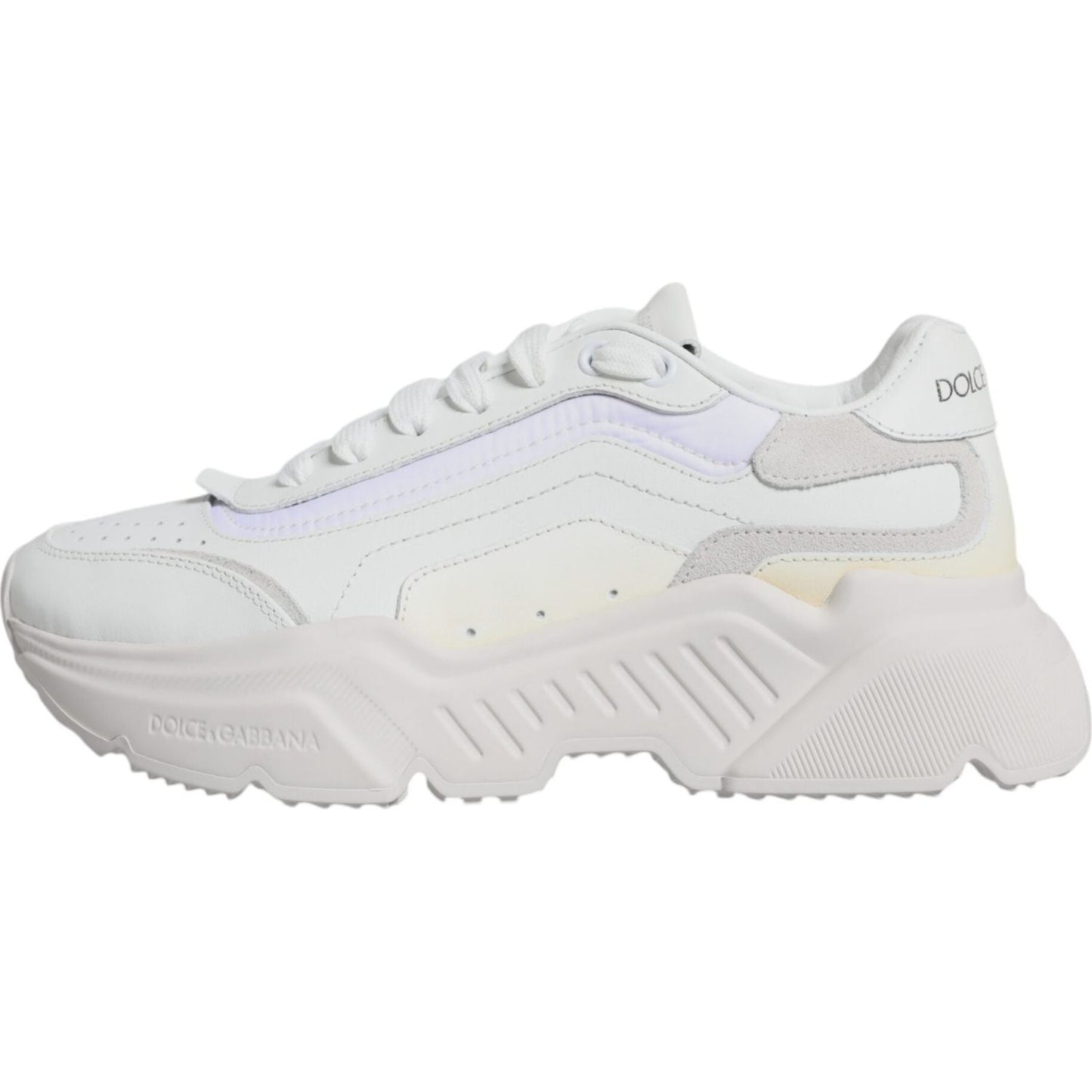 Dolce & Gabbana White Daymaster Low Top Sneakers Shoes LA11827-37.5