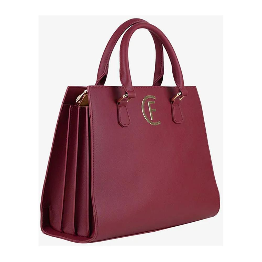 CRISTINAEFFE Red Artificial Leather Women Crossbody Bag CREF-14148