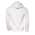 Dolce & Gabbana White Caesar Cotton Hooded Pullover Sweater TSH87224-48
