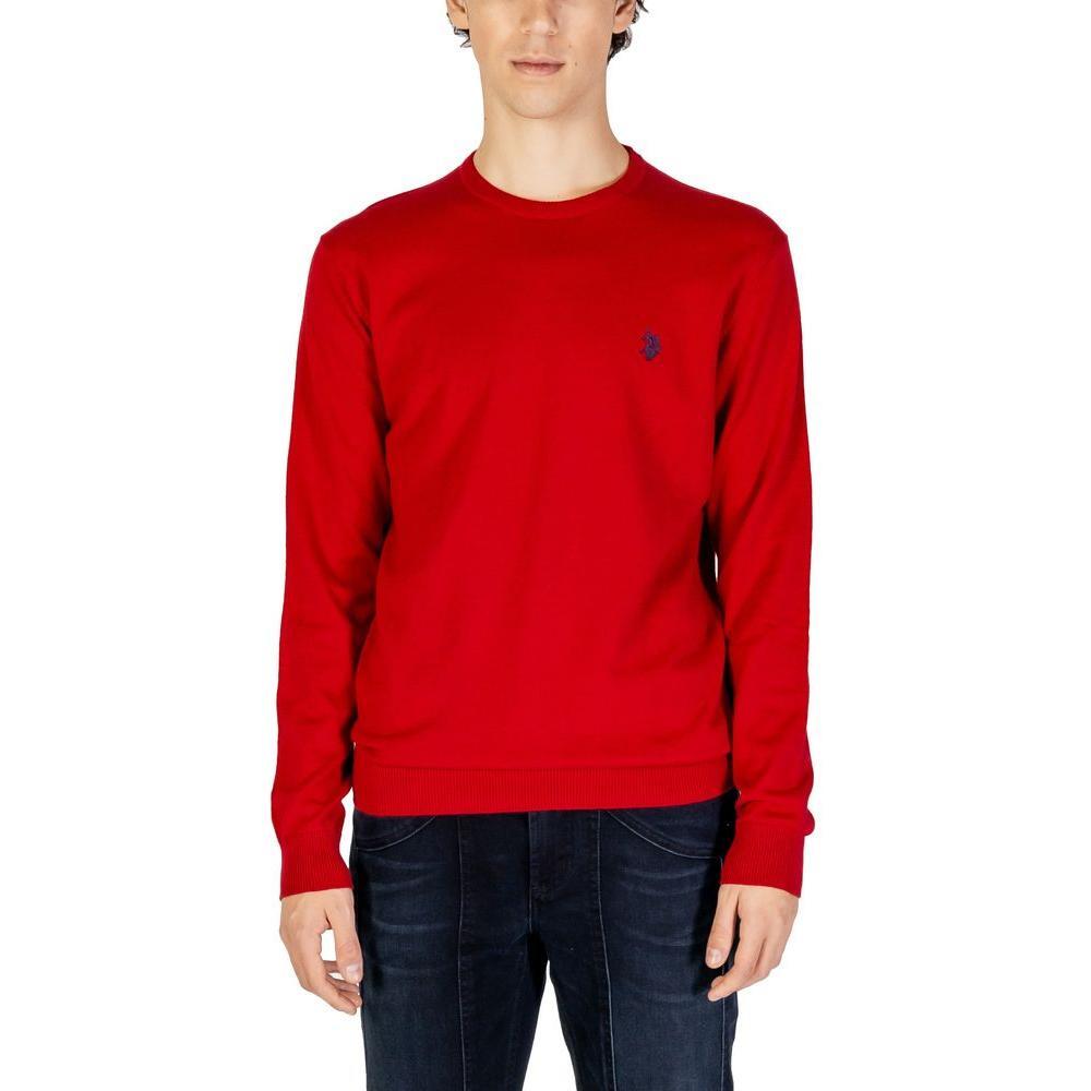 U.S. POLO ASSN. Red Cotton Sweater US-15717300146-IT48 | L