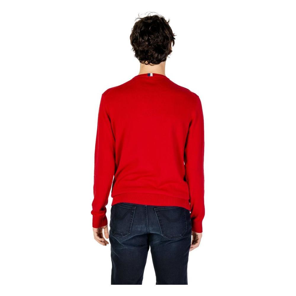 U.S. POLO ASSN. Red Cotton Sweater US-15717300146-IT48 | L