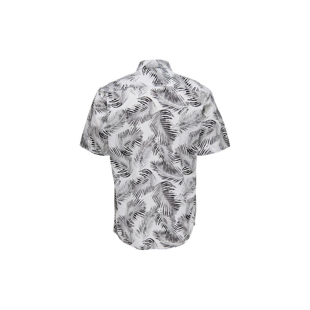 Only & Sons White Cotton Shortsleeve ON-10275600008-IT42 | XS