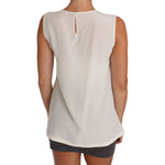 Dolce & Gabbana White Silk Crystal Sequined Fairy T-shirt TSH2668-36