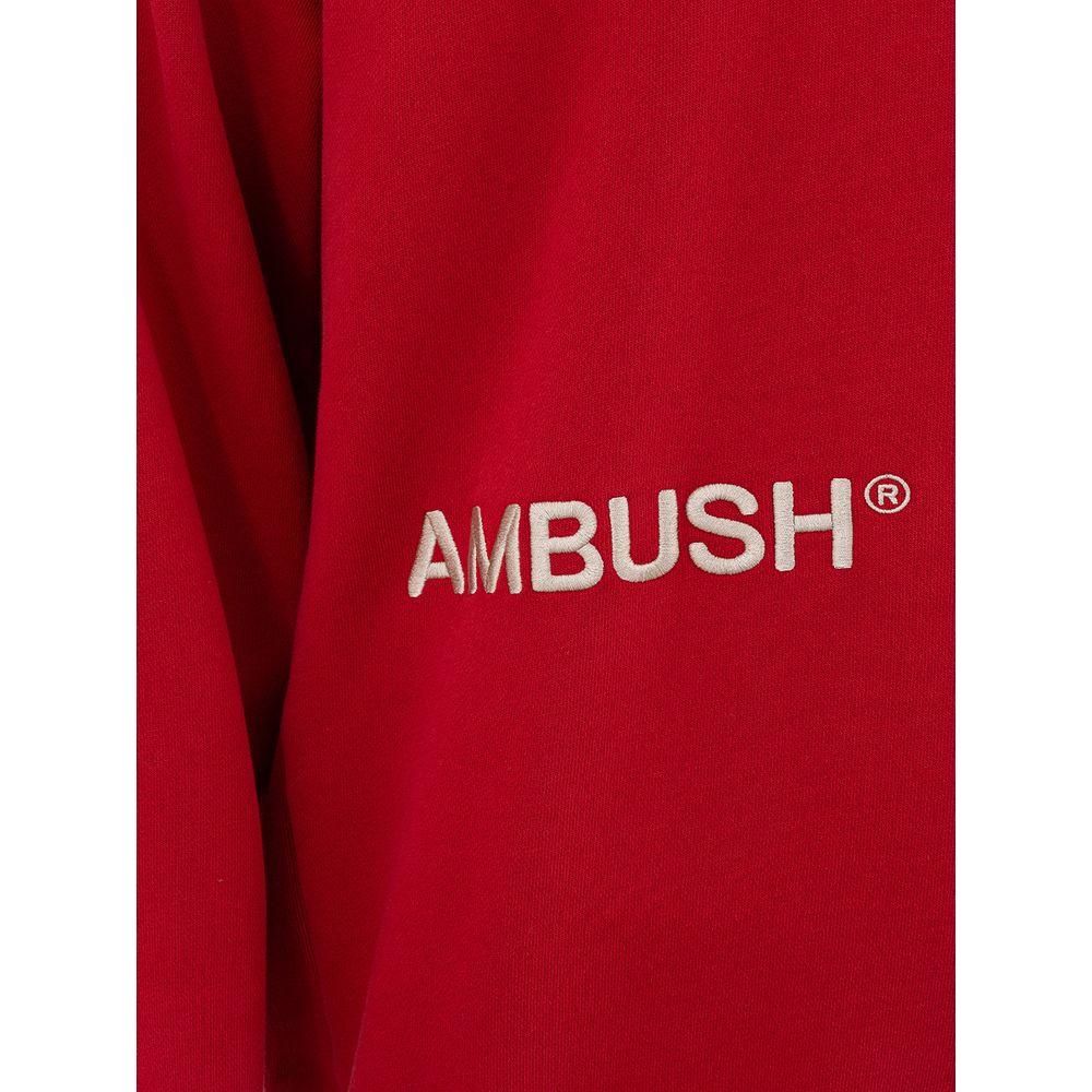 Ambush Elevated Red Cotton Sweater AM-848665-L