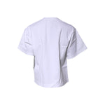 Dolce & Gabbana White Bellissima Cotton Crew Neck T-shirt TSH87183-36