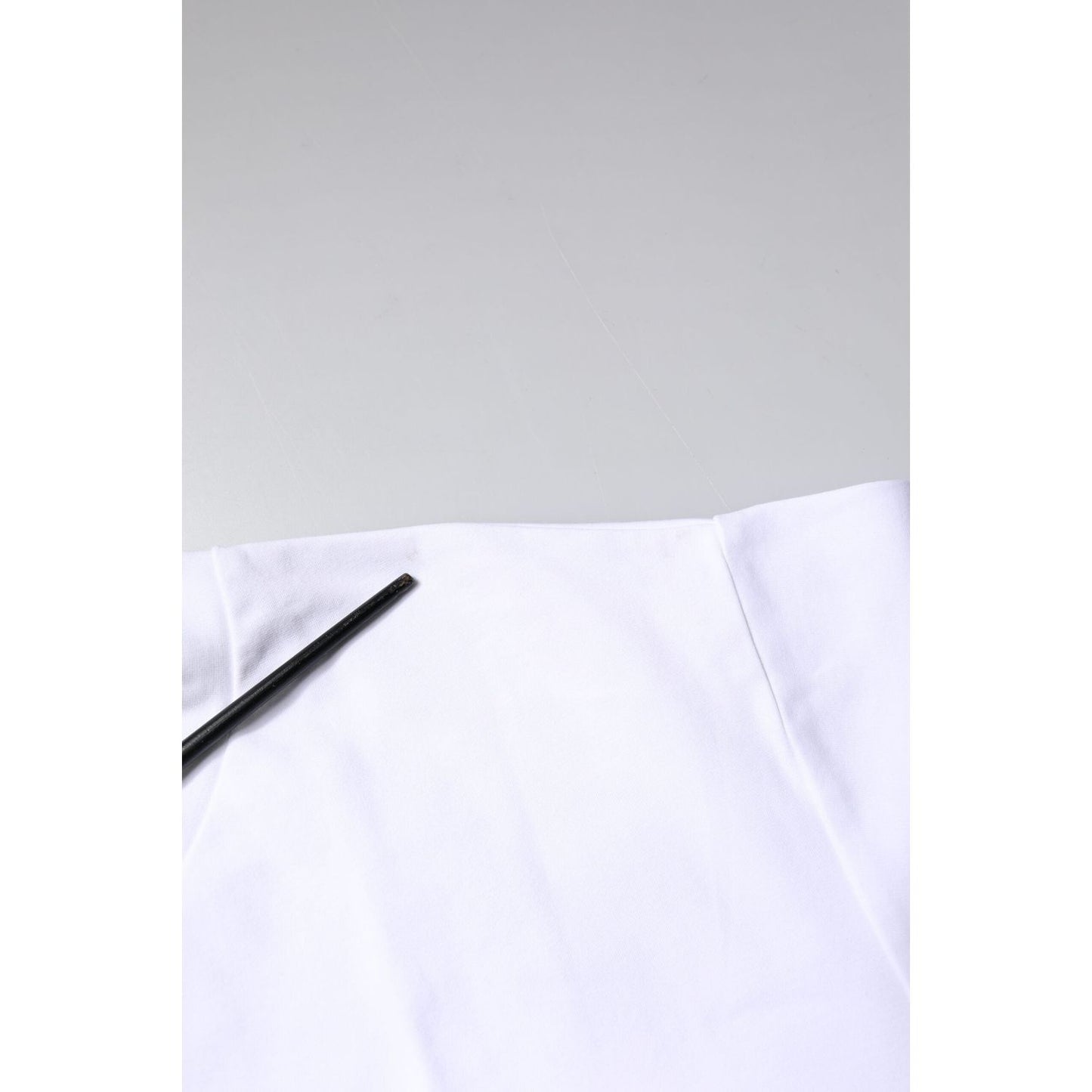 Dolce & Gabbana White Bellissima Cotton Crew Neck T-shirt TSH87183-36