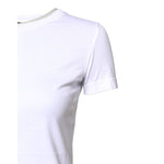 Dolce & Gabbana White Cotton Crew Neck Short Sleeves T-shirt TSH878599-36