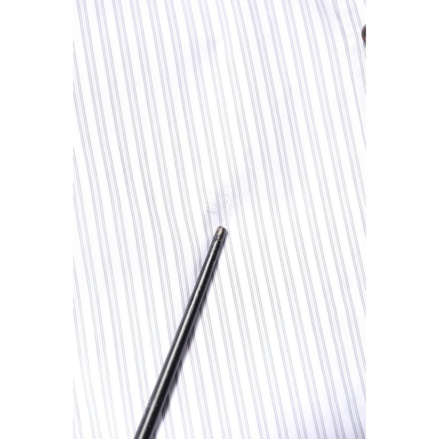 Dolce & Gabbana White Striped Cotton MARTINI Men Dress Shirt TSH87760-38
