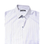 Dolce & Gabbana White Stripes GOLD Cotton Formal Shirt TSH87848-39