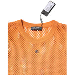 Dolce & Gabbana Orange Cashmere Round Neck Sleeveless T-shirt TSH90324-48