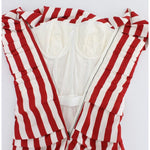 Dolce & Gabbana Red White Silk Stretch Dress NOC10086-3