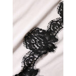 Dolce & Gabbana White Cashmere Floral Lace Detailing Tank Top