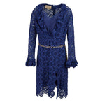 Gucci Blu Viscose and Cotton Mid Long Dress 685923ZJT764912_42