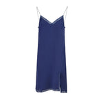 Gucci Blu Viscose and Cotton Mid Long Dress 685923ZJT764912_42