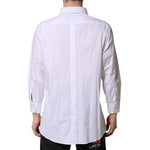 Dolce & Gabbana White GOLD Long Sleeves Dress Formal Shirt TSH906711-45