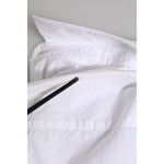 Dolce & Gabbana White GOLD Cotton Men Dress Formal Shirt TSH906919-40