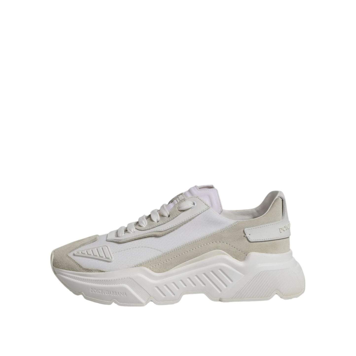 Dolce & Gabbana White Low Top Daymaster Men Sneakers Shoes