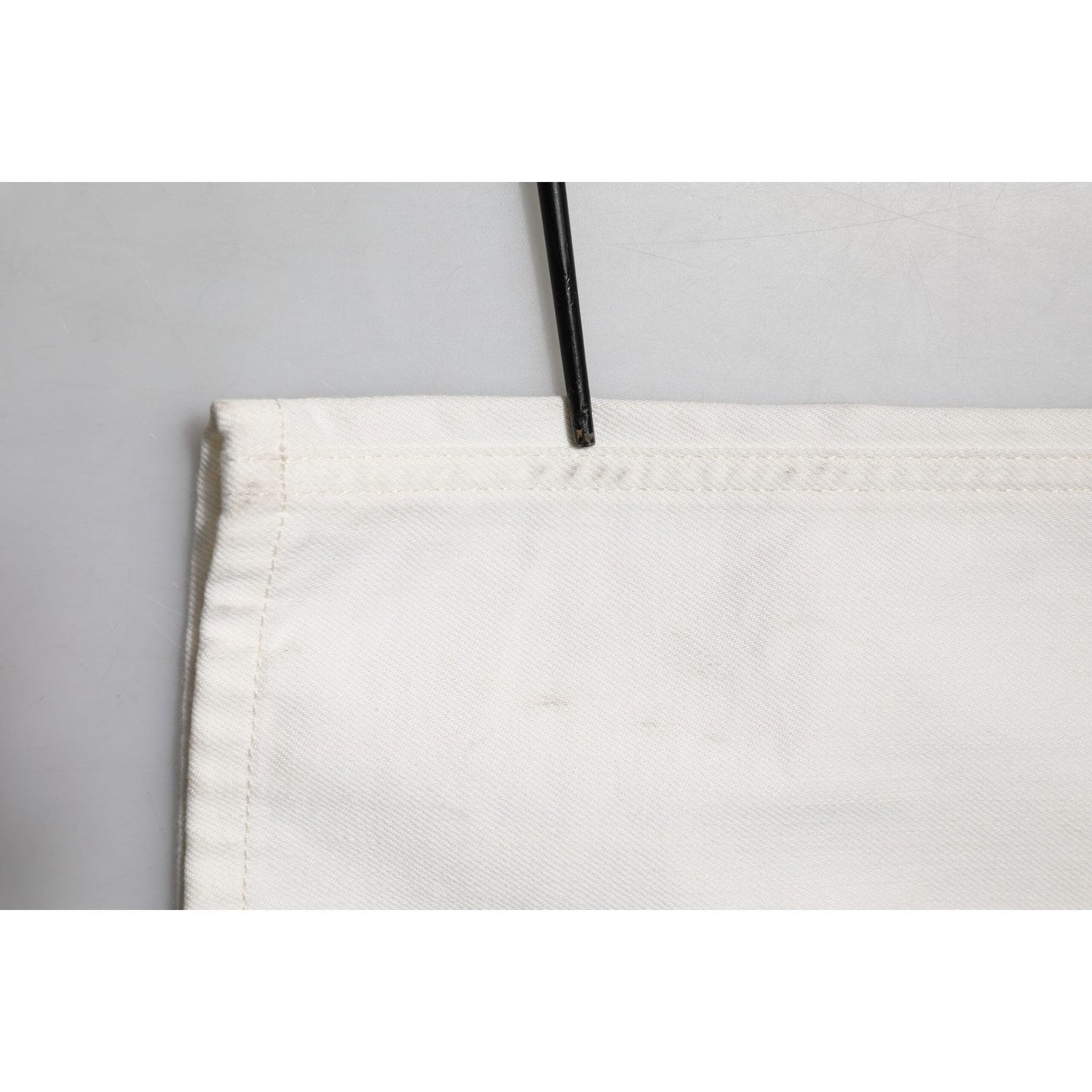 Dolce & Gabbana White Cotton Skinny Men Denim Jeans PAN74712-44
