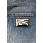 Dolce & Gabbana Blue Cotton Tattered Men Denim Jeans PAN75857-46