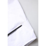 Dolce & Gabbana White GOLD Cotton Poplin Formal Dress Shirt TSH86511-37