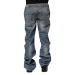 Just Cavalli Blue Washed Straight Fit Men Denim Jeans PAN74689-31