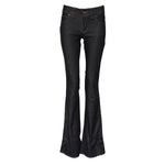 John Galliano Blue Mid Waist Cotton Wide Leg Denim Jeans PAN74828-25