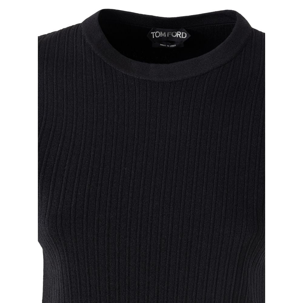 Tom Ford Black Silk T-Shirt TO-9237676-S