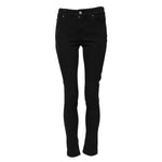 Dolce & Gabbana Black Cotton Skinny Mid Waist Denim Jeans PAN75950-38